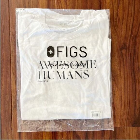 FIGS Awesome Humans Wear FIGS Long Sleeve Tee - Picture 4 of 8